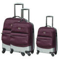 Top quality nylon luggage bag with four wheels rotating 360°